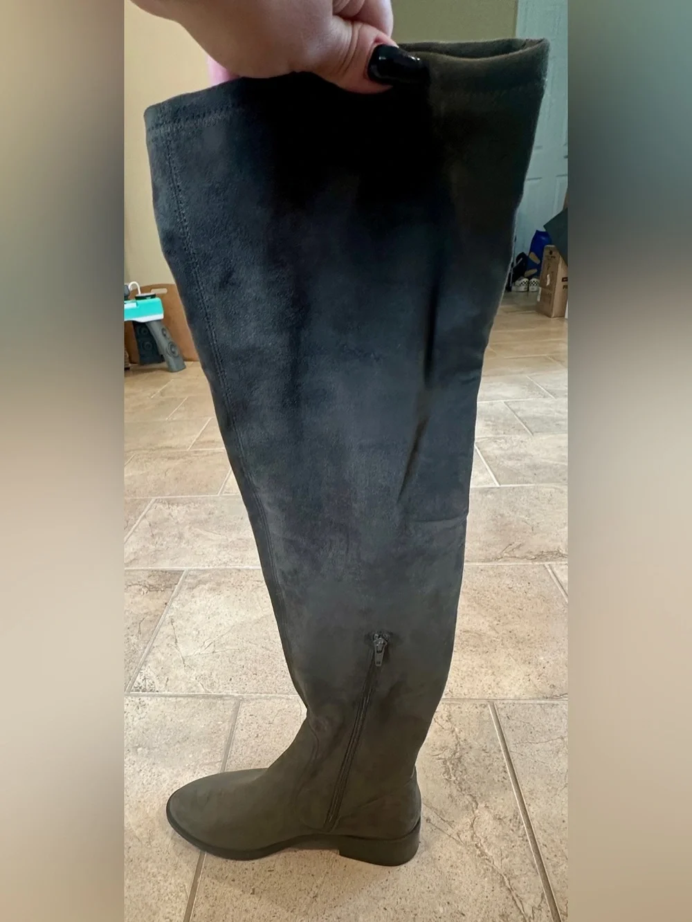 ALDO “Araecia” Thigh High Suede Boots